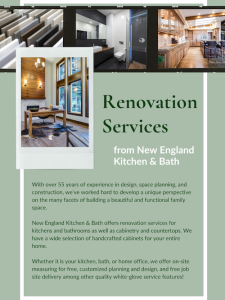 Read more about the article Renovation Services from New England Kitchen & Bath
